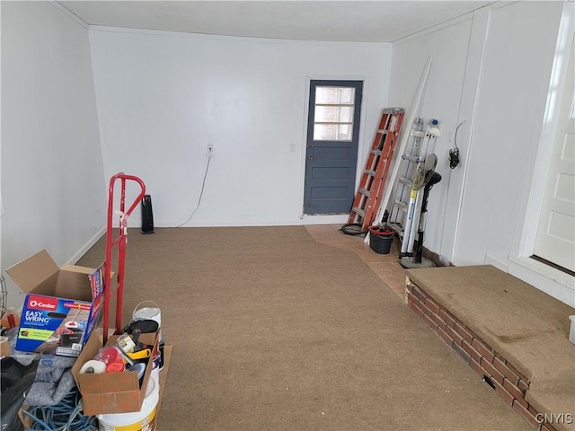 1665 State Route 31, Sullivan, NY 13037 - rec room featuring crown molding and carpet flooring
