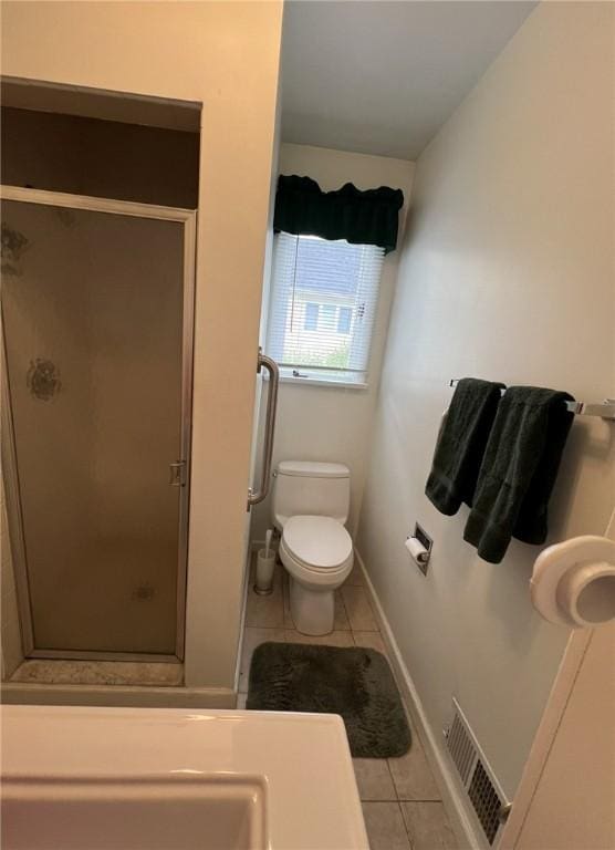 119 Platt St, Erwin, NY 14870 - bathroom featuring tile patterned flooring and a stall shower
