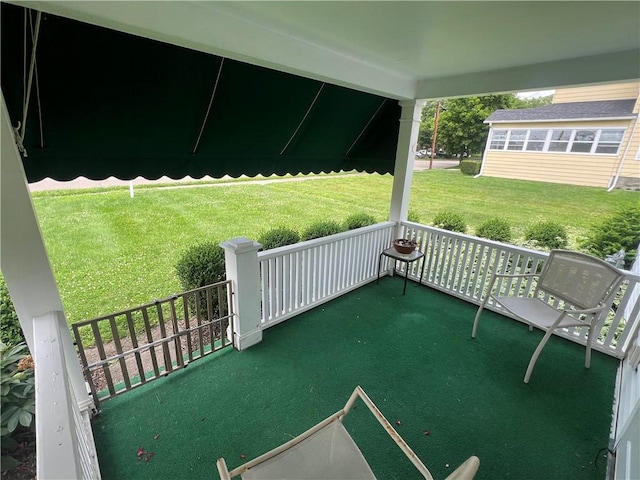 119 Platt St, Erwin, NY 14870 - porch featuring a yard