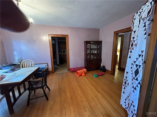 522 Craig St, Syracuse, NY 13208 - dining area with light wood finished floors and baseboards