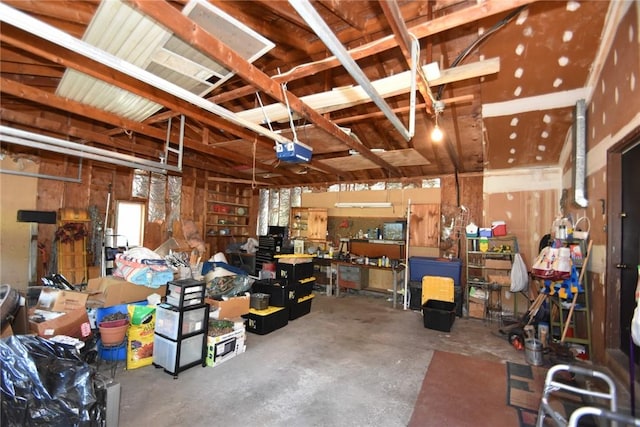 969 Erie Street Rd, Macedon, NY 14502 - garage featuring a garage door opener