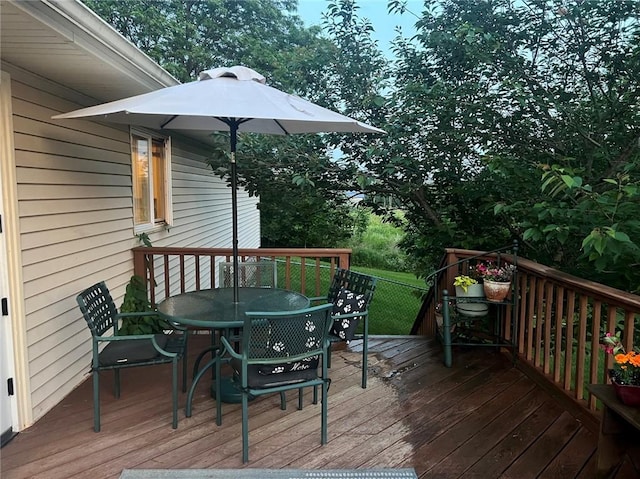 969 Erie Street Rd, Macedon, NY 14502 - deck featuring outdoor dining area