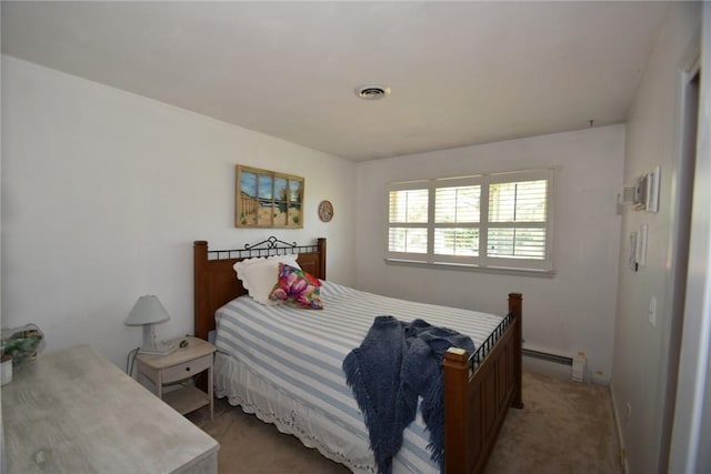 969 Erie Street Rd, Macedon, NY 14502 - bedroom featuring carpet flooring and a baseboard heating unit
