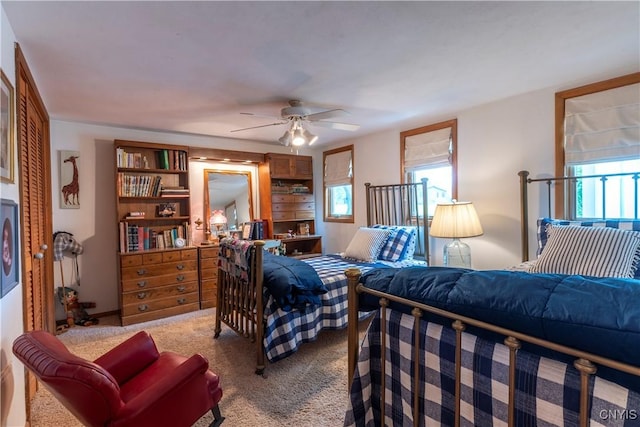 1664 S Ivy, Lysander, NY 13027 - bedroom featuring carpet flooring and ceiling fan