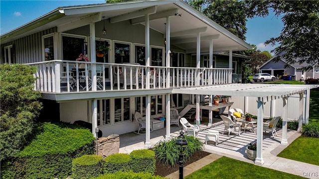 1664 S Ivy, Lysander, NY 13027 - rear view of property featuring a patio