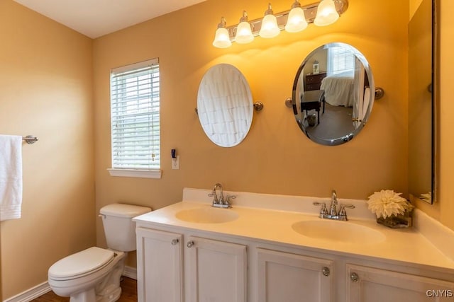 8228 Dampier Cir, Clay, NY 13090 - bathroom with healthy amount of natural light and double vanity