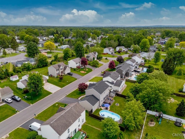 8228 Dampier Cir, Clay, NY 13090 - aerial perspective of suburban area