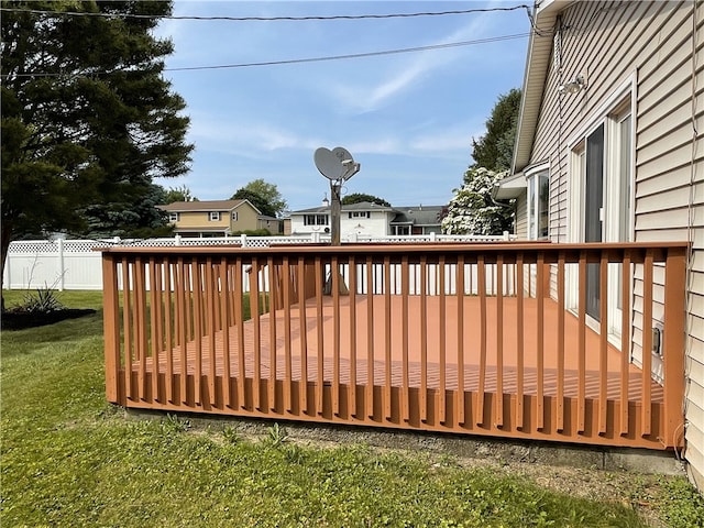 75 Towpath Ln, Brighton, NY 14618 - deck featuring a fenced backyard