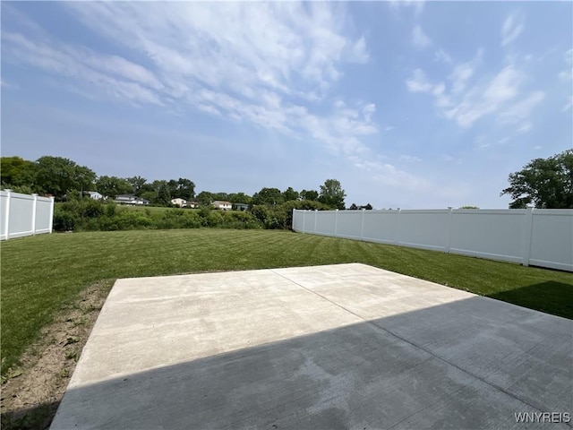 122 Winterbrook Dr, Amherst, NY 14228 - fenced backyard with a patio