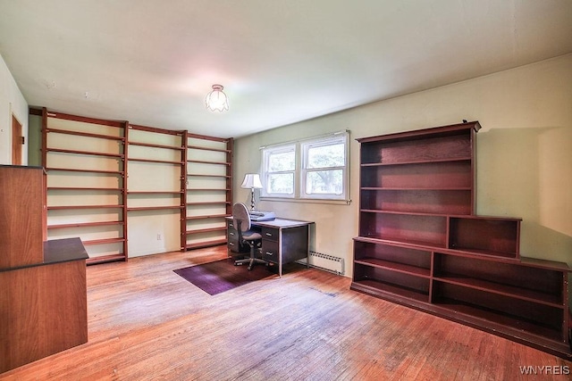 425 Tryon Dr, Lewiston, NY 14092 - office space with baseboard heating and wood finished floors