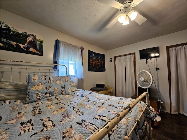 2313 Stickle Rd, Addison, NY 14801 - bedroom featuring wood finished floors and a ceiling fan