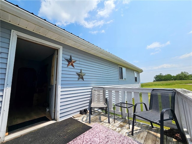 2313 Stickle Rd, Addison, NY 14801 - view of wooden terrace
