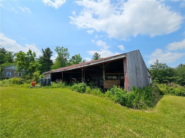 2313 Stickle Rd, Addison, NY 14801 - view of pole building with a yard