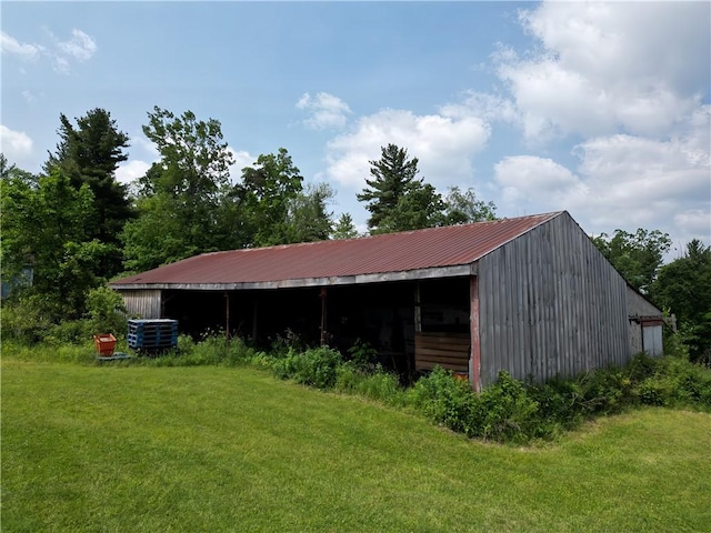 2313 Stickle Rd, Addison, NY 14801 - view of pole building featuring a lawn