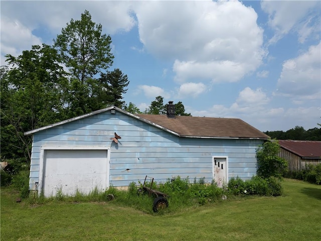 2313 Stickle Rd, Addison, NY 14801 - view of home's exterior featuring a yard and a garage
