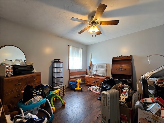 2313 Stickle Rd, Addison, NY 14801 - bedroom featuring wood-type flooring and a ceiling fan