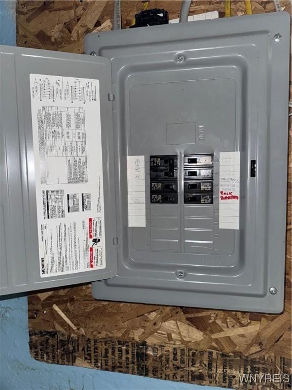 11052 S Lake Rd, Pavilion, NY 14525 - utility room with electric panel