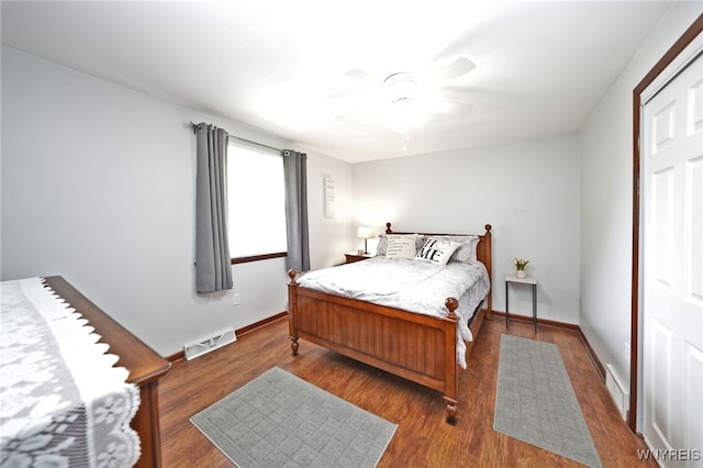 6193 New Taylor Rd, Orchard Park, NY 14127 - bedroom featuring wood finished floors and a ceiling fan