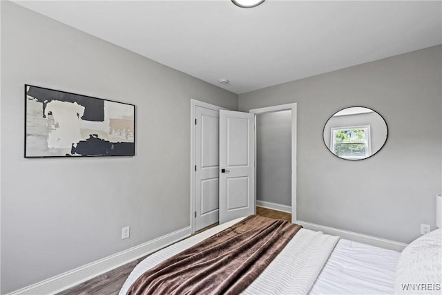 362 W Delavan Ave Unit N, Buffalo, NY 14213 - bedroom with wood finished floors and baseboards