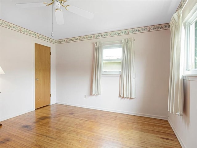 40 Colleen, Henrietta, NY 14534 - unfurnished room featuring light wood-style flooring and a ceiling fan