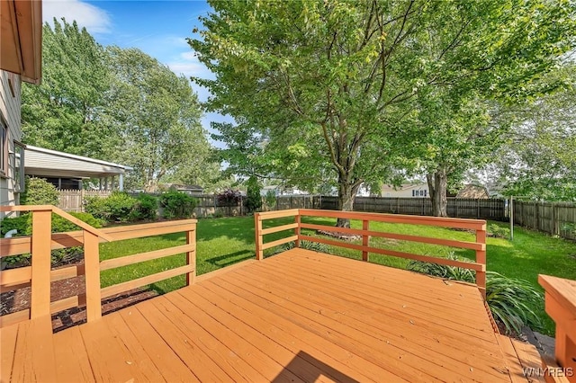 47 Brian Ave, Amherst, NY 14221 - wooden deck featuring a fenced backyard
