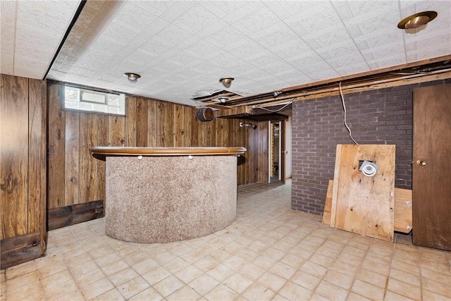 39 Scotch Ln, Irondequoit, NY 14617 - indoor dry bar featuring wooden walls and light floors