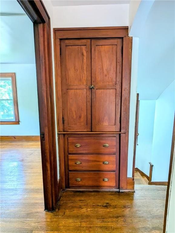 64 Saint Jacob St, Rochester, NY 14621 - detailed view of wood finished floors and baseboards