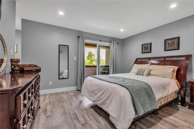 1202 Netherton Ct, Amherst, NY 14051 - bedroom featuring light wood-style flooring and recessed lighting