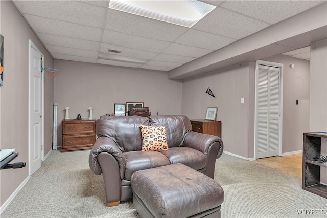 1202 Netherton Ct, Amherst, NY 14051 - bedroom with carpet and a paneled ceiling