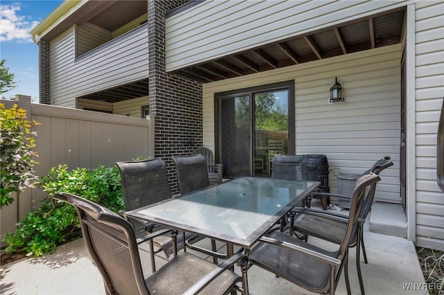 1202 Netherton Ct, Amherst, NY 14051 - view of patio featuring outdoor dining area