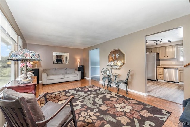 7042 Forbes Rd, Lenox, NY 13032 - living area with light wood finished floors and baseboards