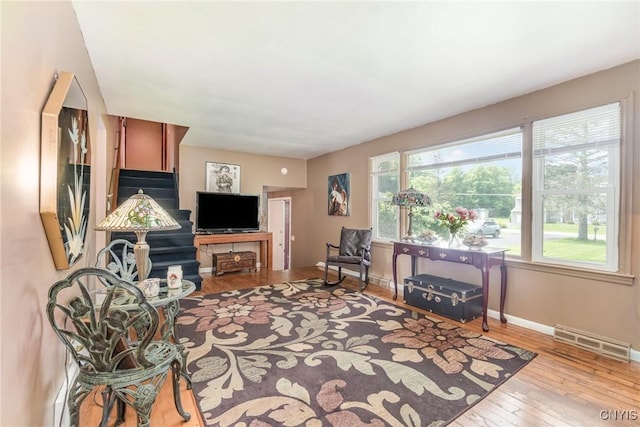7042 Forbes Rd, Lenox, NY 13032 - living room featuring wood-type flooring and baseboards