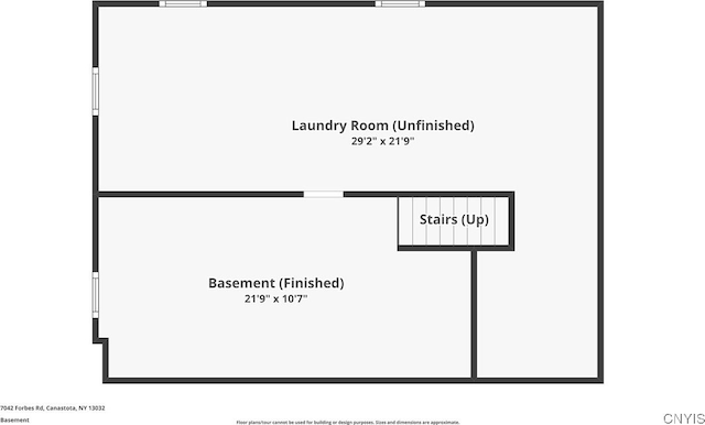 7042 Forbes Rd, Lenox, NY 13032 - view of property floor plan