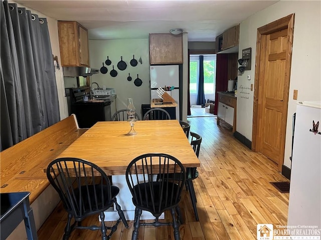 151 Chipmonk Rd, Allegany, NY 14753 - dining space featuring light wood-type flooring
