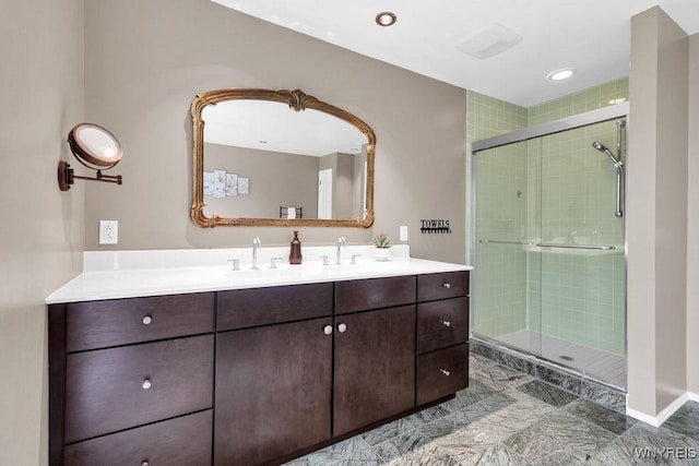 212 Crestwood Ln, Amherst, NY 14221 - full bath with vanity and a shower stall