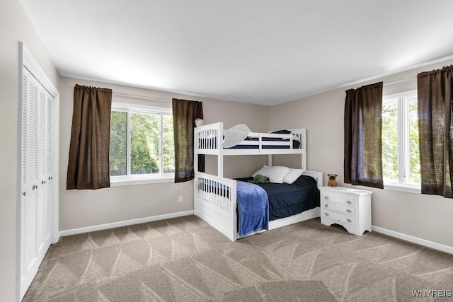 212 Crestwood Ln, Amherst, NY 14221 - carpeted bedroom featuring baseboards and a closet