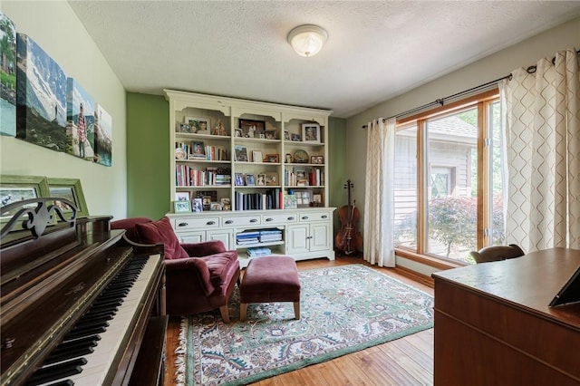 679 Galleon Dr, Webster, NY 14580 - living area featuring light wood-type flooring and a textured ceiling