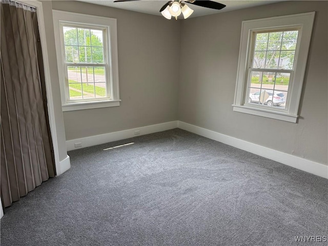 17 Orchard Ave, Evans, NY 14006 - carpeted empty room with a ceiling fan and healthy amount of natural light