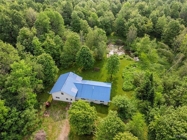 10066 Point Rock Rd, Lee, NY 13440 - aerial view of property and surrounding area featuring a forest