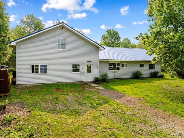 10066 Point Rock Rd, Lee, NY 13440 - rear view of property with a lawn