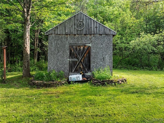 10066 Point Rock Rd, Lee, NY 13440 - view of shed with a view of trees