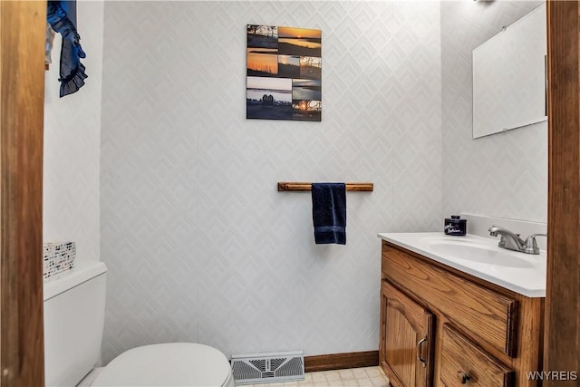 3851 Upper Mountain Rd, Cambria, NY 14132 - bathroom with toilet and vanity