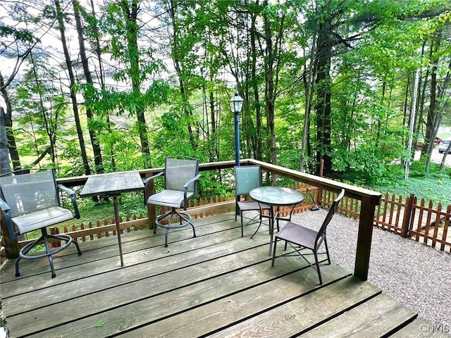 13 Popple Hill Rd, Fowler, NY 13642 - view of wooden terrace