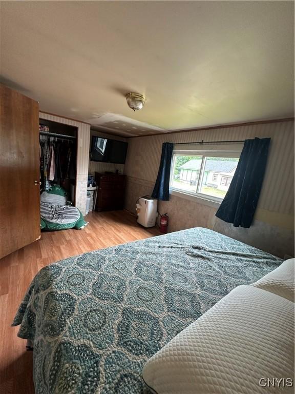 14309 Pearl St, Diana, NY 13648 - bedroom with wood finished floors and two closets
