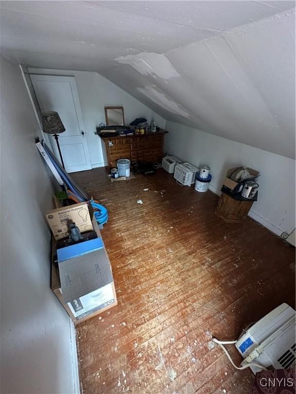 14309 Pearl St, Diana, NY 13648 - additional living space featuring vaulted ceiling and wood-type flooring