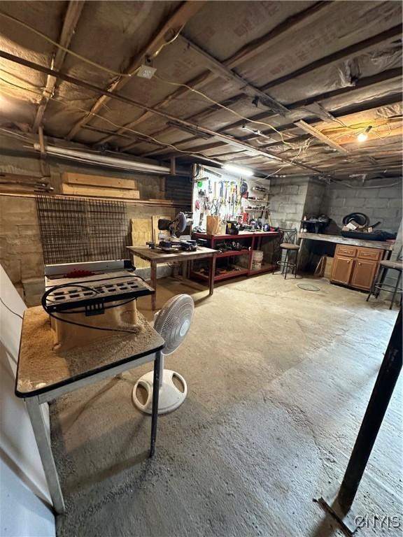 14309 Pearl St, Diana, NY 13648 - miscellaneous room with a workshop area