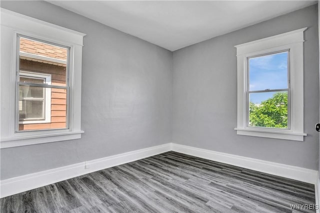 110 Weyand Ave, Buffalo, NY 14210 - spare room with baseboards and dark wood finished floors