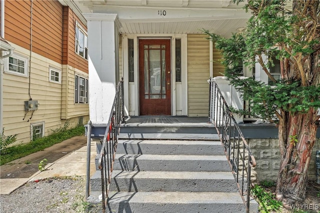 110 Weyand Ave, Buffalo, NY 14210 - view of exterior entry featuring covered porch
