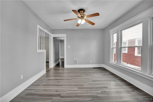 110 Weyand Ave, Buffalo, NY 14210 - empty room featuring a ceiling fan and wood finished floors
