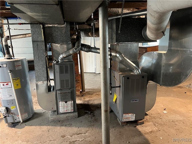 110 Weyand Ave, Buffalo, NY 14210 - utility room with gas water heater and heating unit